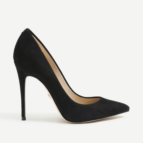 Sam Edelman - DANNA POINTED TOE HEEL in black suede, size 6 M - Picture 2 of 13